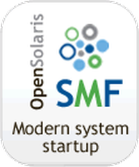 OpenSolaris SMF badge.